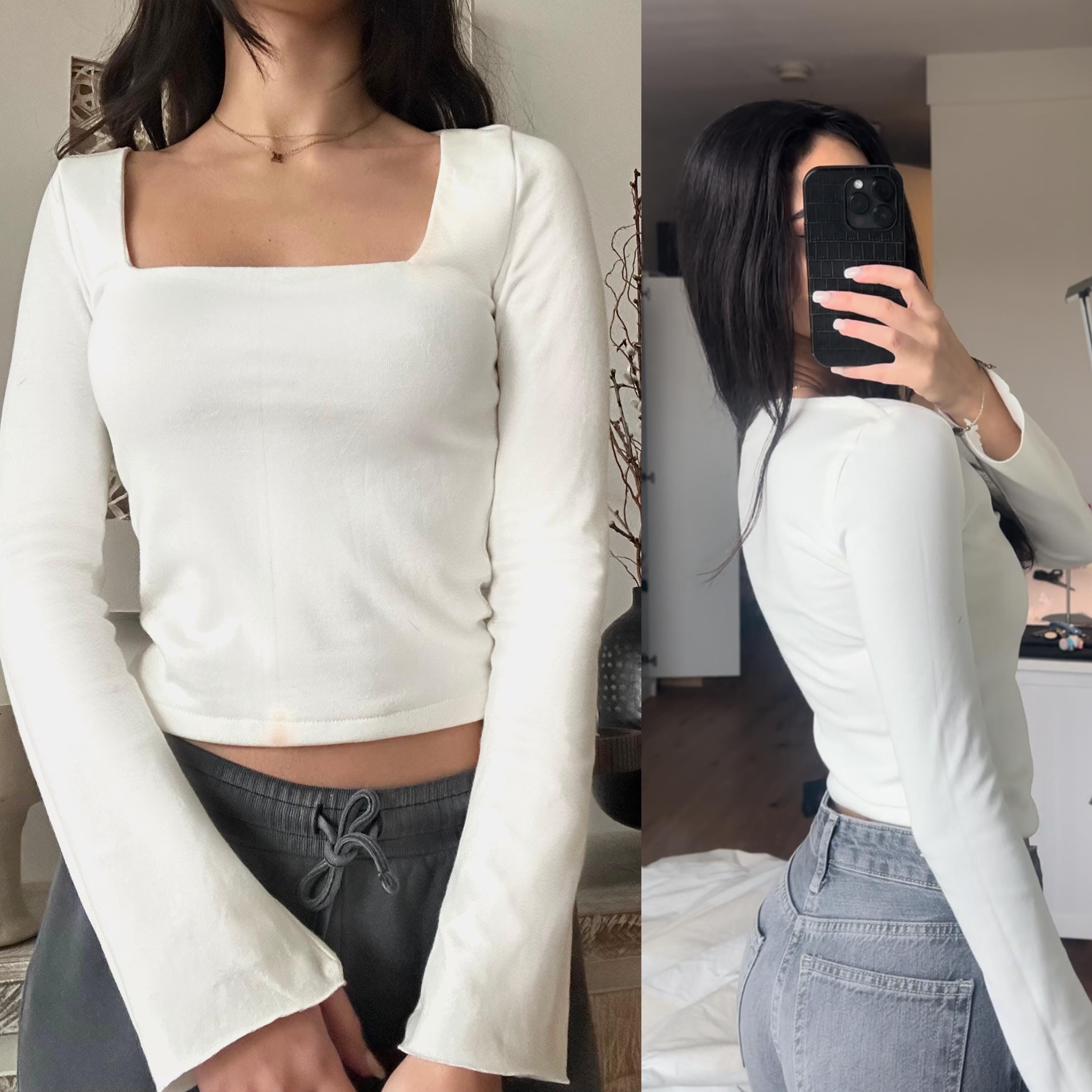 Flared Sleeve Top Sewing Pattern: Beginner Friendly (Digital PDF Download, XS-XXL)