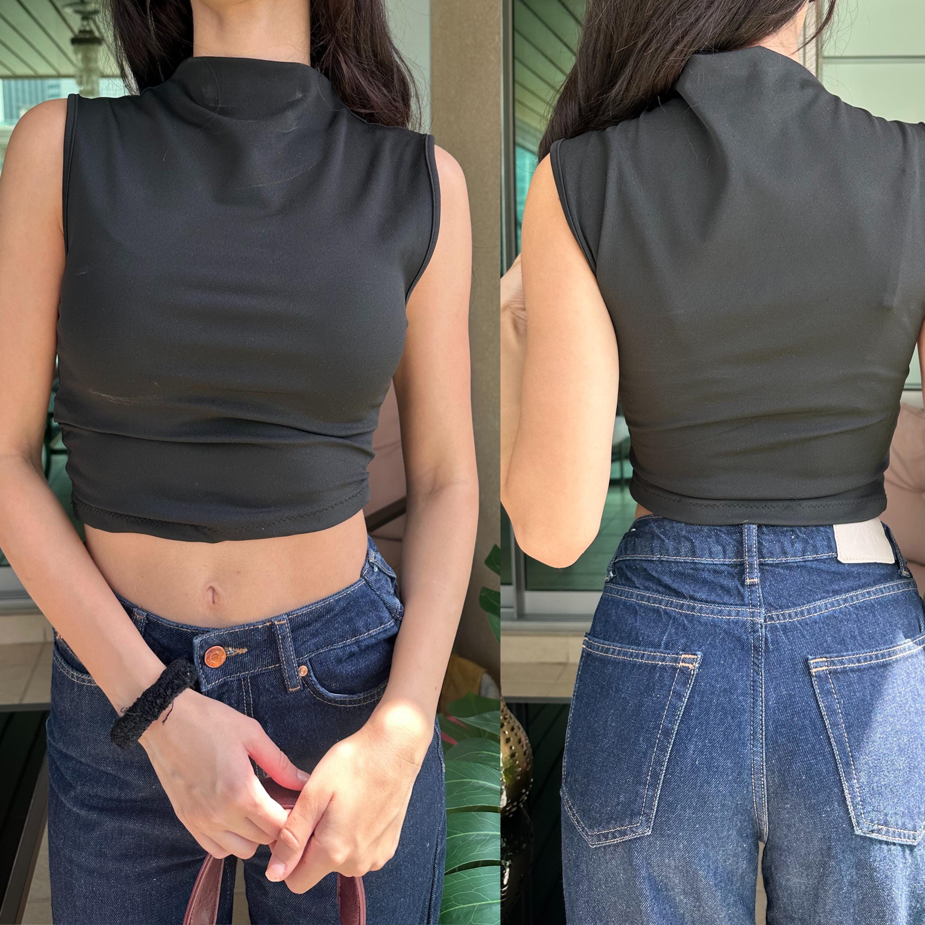 High Neck Crop Top Pattern: Beginner-Friendly (Digital PDF Download, XS-XXL)