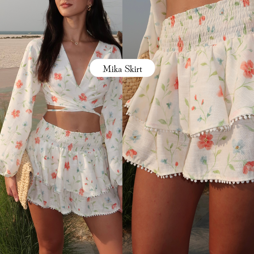 Cute Ruffle Skirt/Skort Sewing Pattern