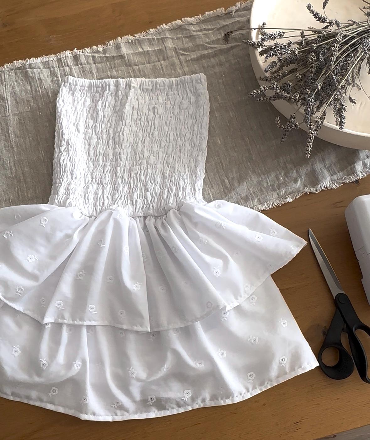 Shirred Ruffle Summer Dress Sewing Pattern: Beginner-Friendly (Digital PDF Download, XS-XXL)