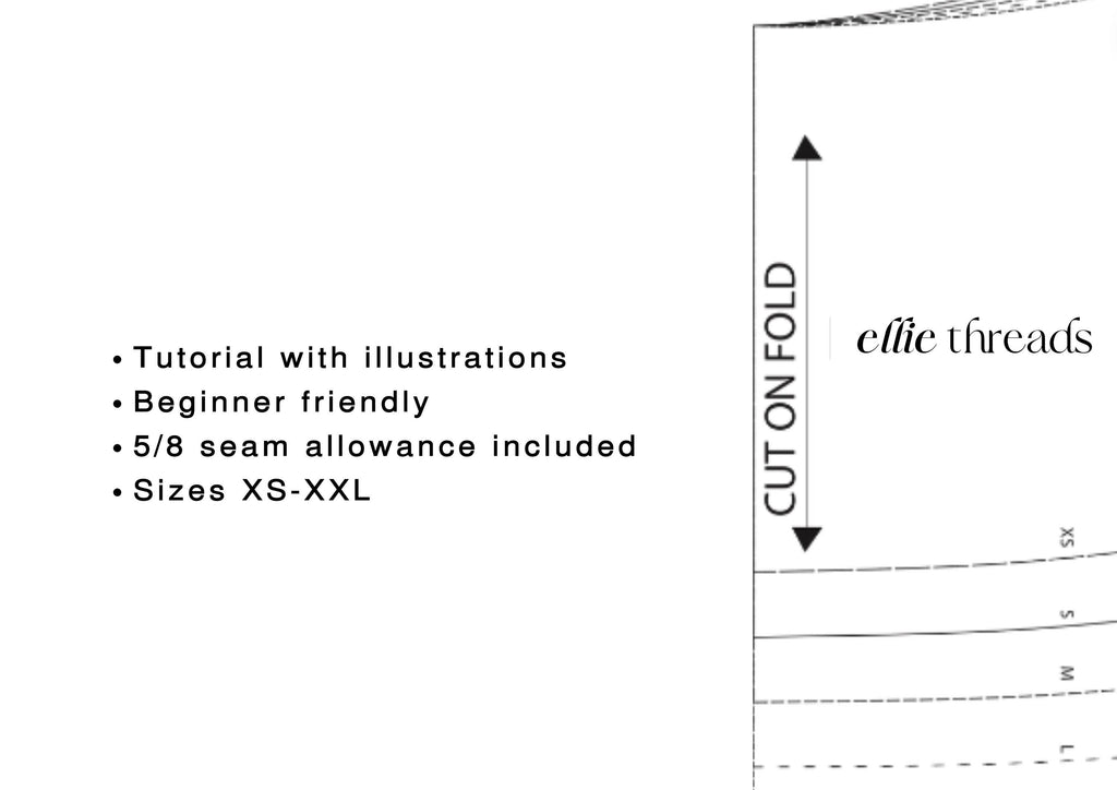 Wrap Top Sewing Pattern: Multi-Wearable, Beginner-Friendly (Digital PDF Download, XXS-XXL)