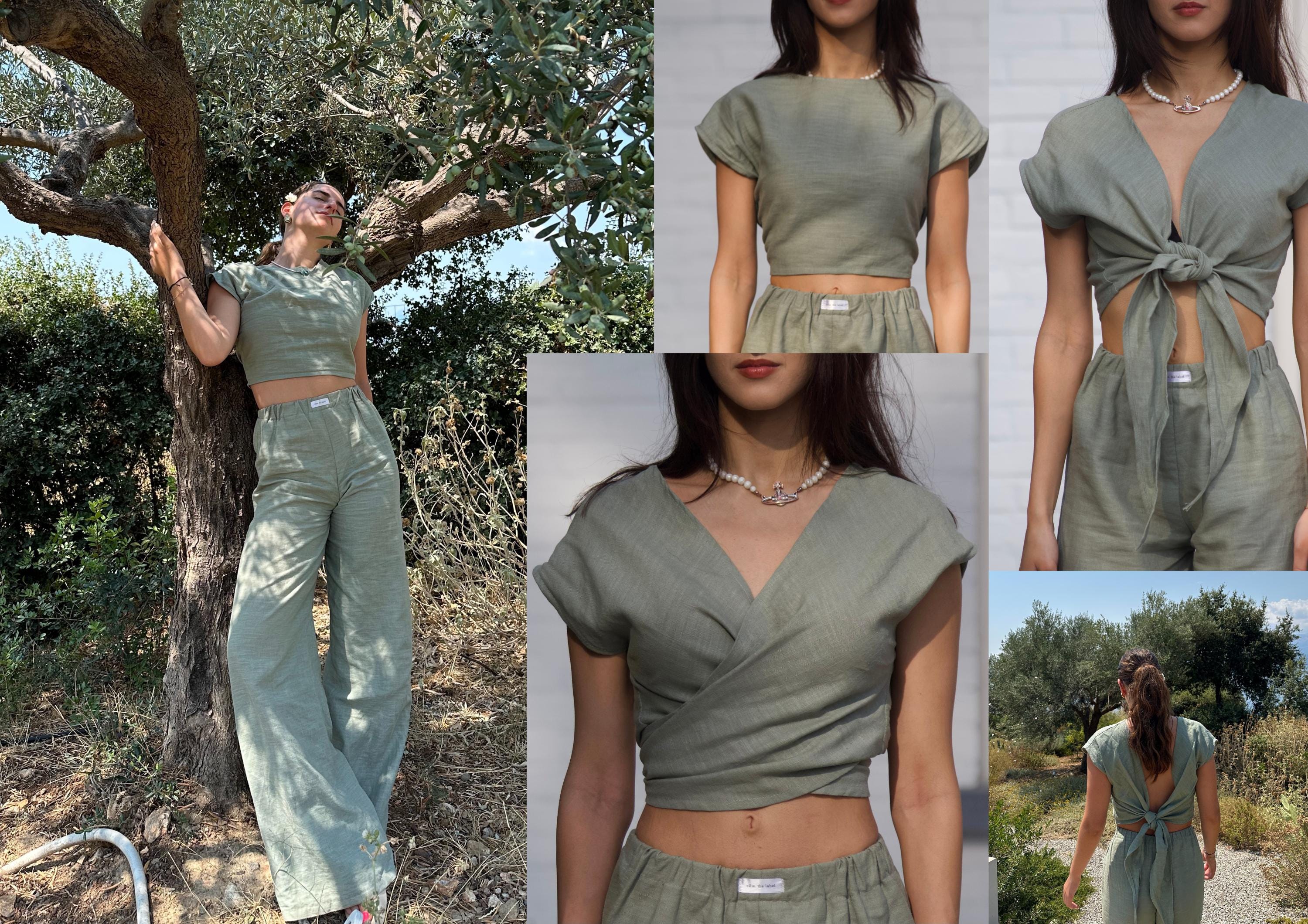 Wrap Top Sewing Pattern: Multi-Wearable, Beginner-Friendly (Digital PDF Download, XXS-XXL)