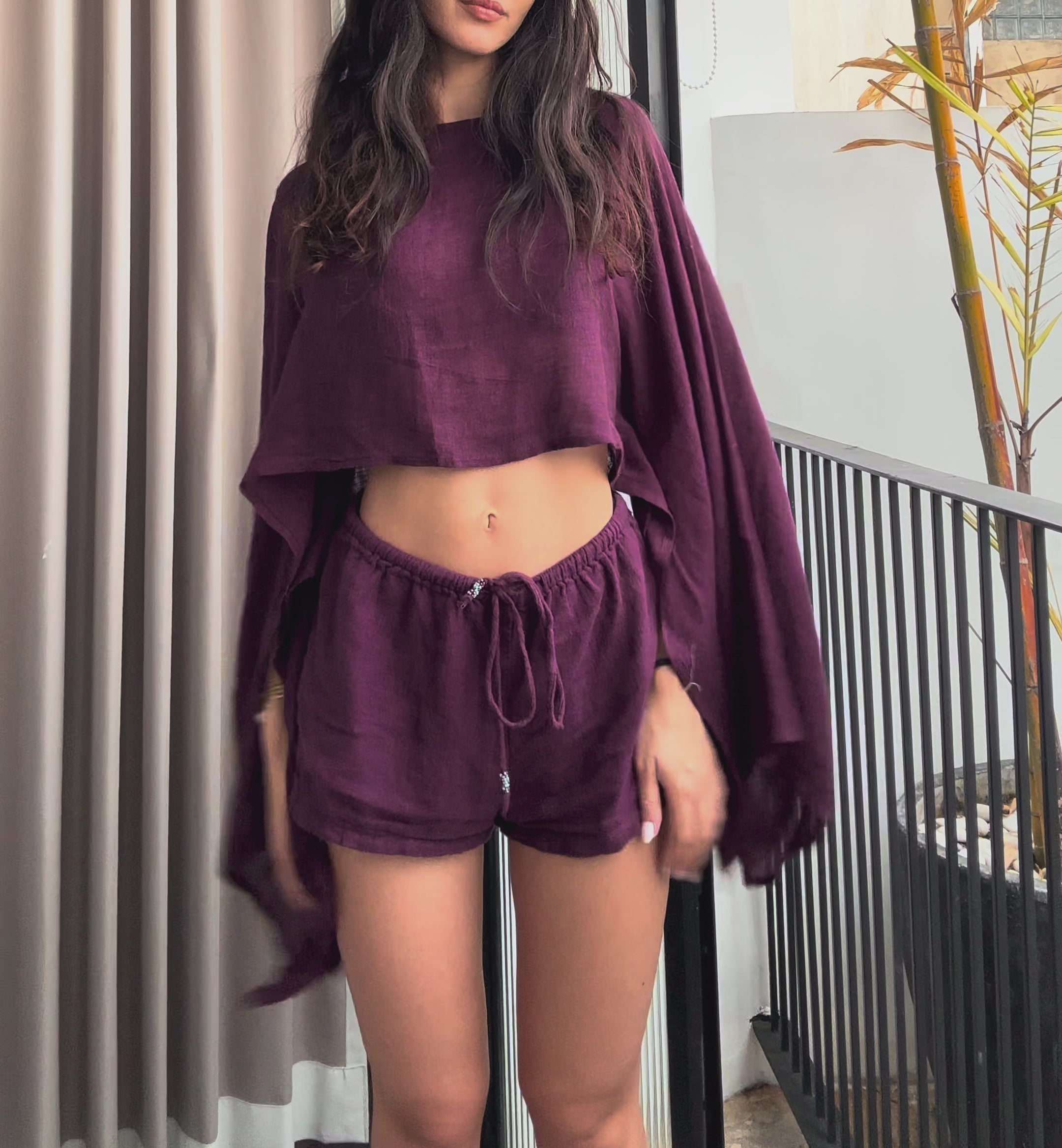 Linen Beach Cover Up & Shorts Sewing Pattern (XS-XXL)